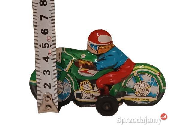 Motocyklista Stara Japońska Blaszana Zabawka Rzeszów