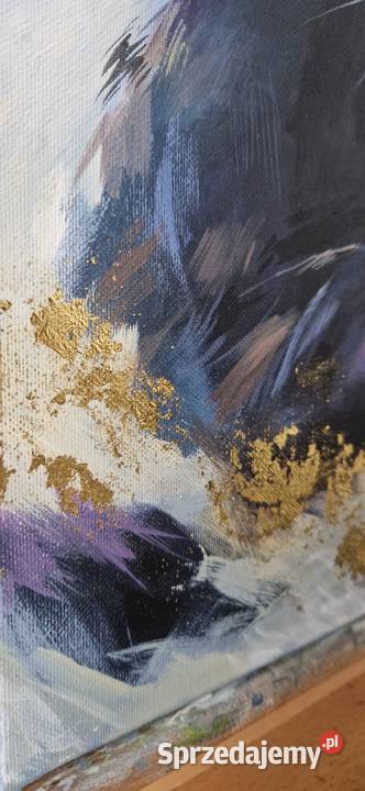 Nowoczesny obraz ze złoceniem Pantera 50x70 małopolskie Męcina