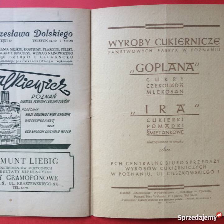 758 Prospekt Teatr Wielki w Poznaniu 19471948 Antykwariat Szczecin sprzedam