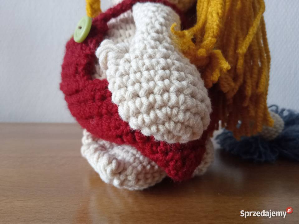 Troll maskotka amigurumi szydełko handmade Wrocław