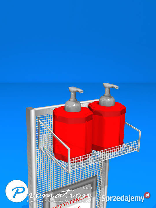 Stojak stolik stand na środki do dezynfekcji rąk Warszawa