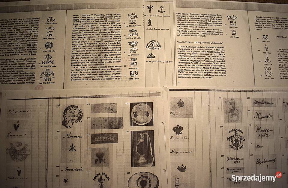 Porcelana znaki sygnowania fabryk na przestrzeni kujawsko-pomorskie