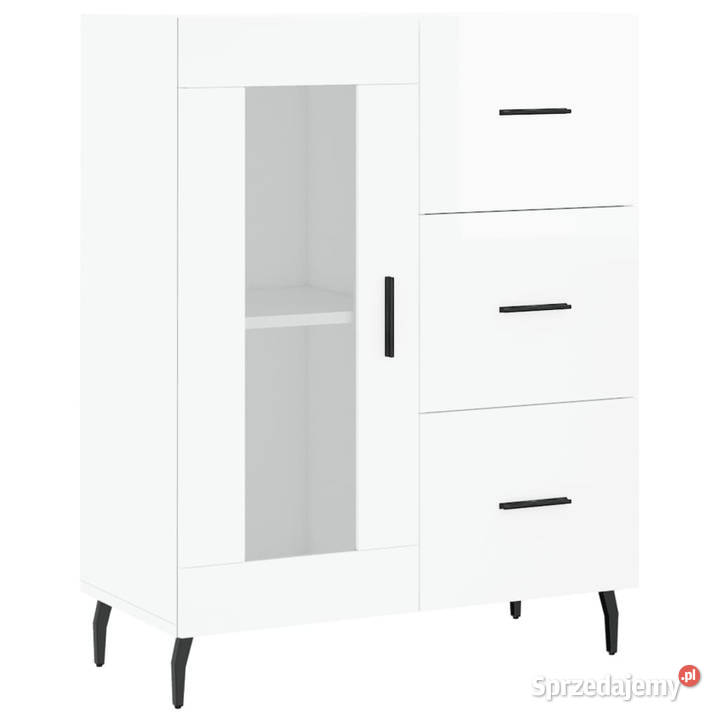 Szafka biała połysk 695x34x90 materiał Pozostałe