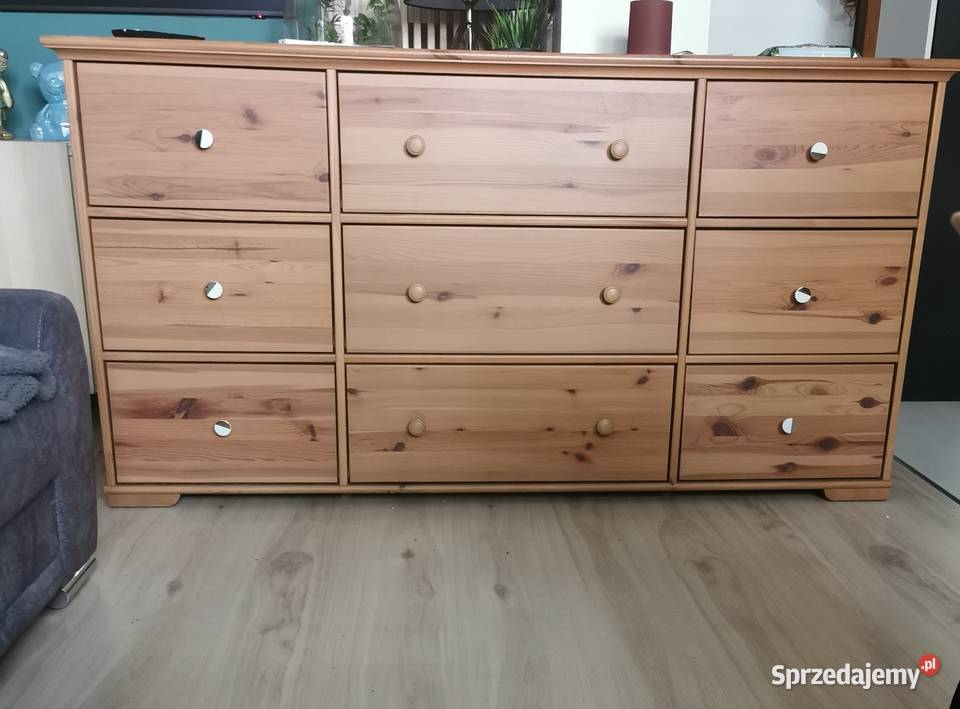 Komida lite drewno 9 szuflad Ikea unikat małopolskie