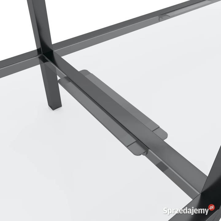 Stolik konsolowy przezroczysty 220x35x755 szkło Warszawa