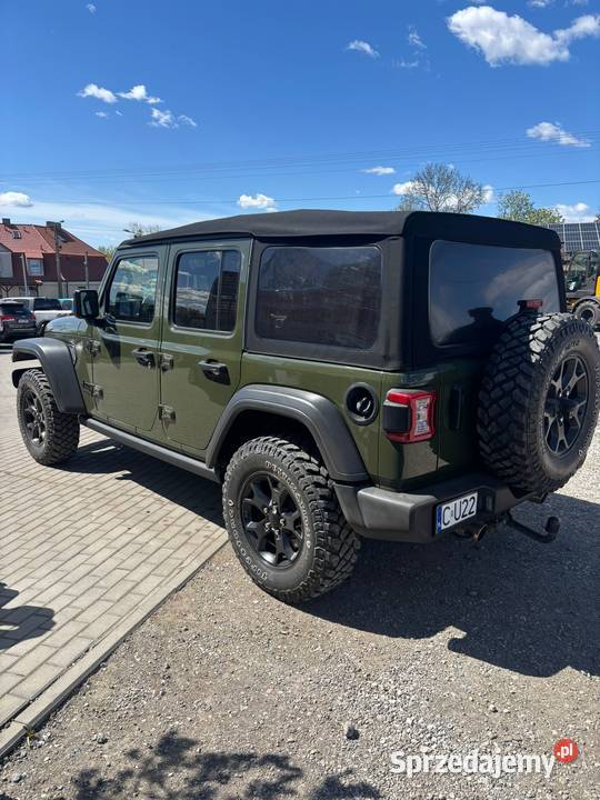 Jeep Wrangler IV 36 Willys V6 niski przebieg Willys Motoryzacja Ślesin