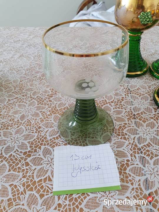 Kieliszki ozdobne śląskie Sosnowiec