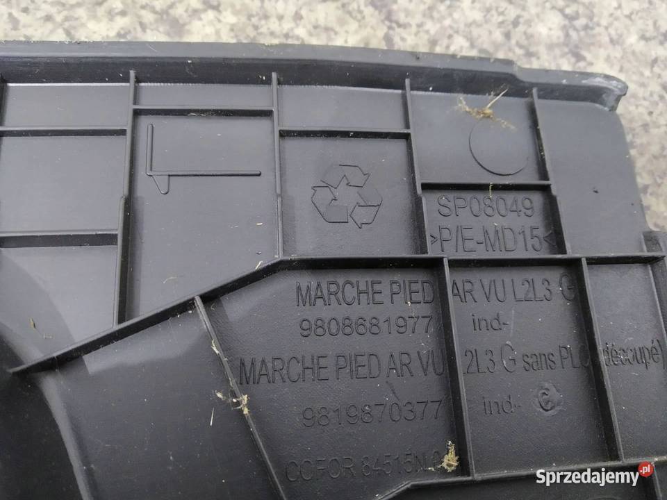 OSŁONA PROGU STOPIEŃ LEWY PRAWY BOK TYŁ KPL osobowe