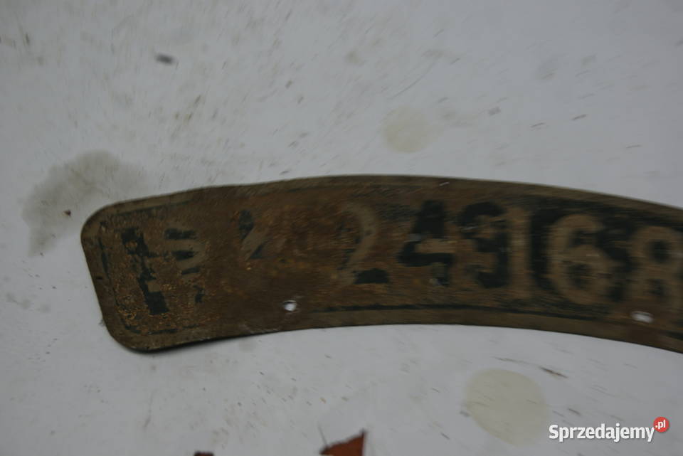 STARA TABLICA REJESRACYJNA TRIUMPH BSA ZUNDAPP