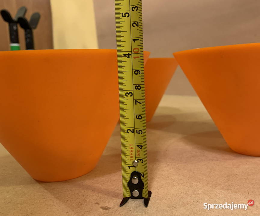 Plastikowe pomarańczowe klosze do lampyżyrandola Stalowa Wola