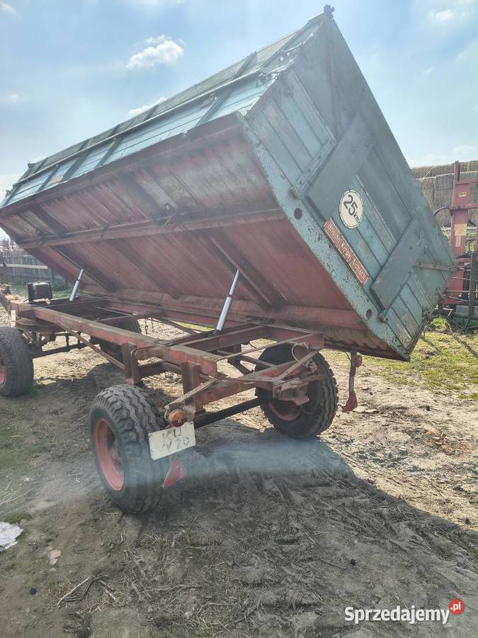 Przyczepa wywrotka nieuszkodzony Gostyń