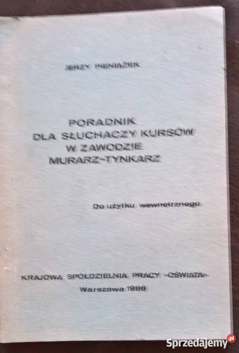 Ślusarstwo w pytaniach i oodpowiedziach Leon Wrocław sprzedam