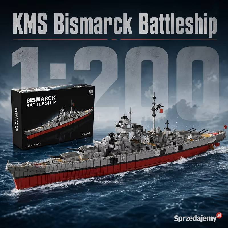 Bismarck klocki Gigantyczny zestaw prawie 7000