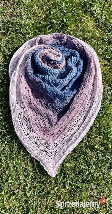 Bawełniana chusta ręcznie robiona
