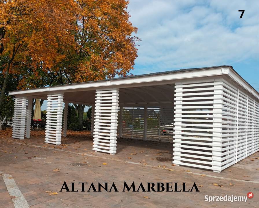 Altana drewniana nowoczesna Marbella Szybka małopolskie Olkusz