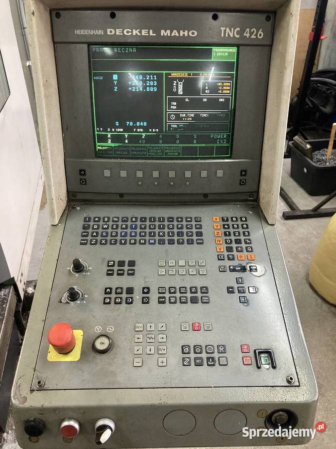 CNC DMU 80 T Deckel Maho TNC 426 Gorzów Wielkopolski sprzedam