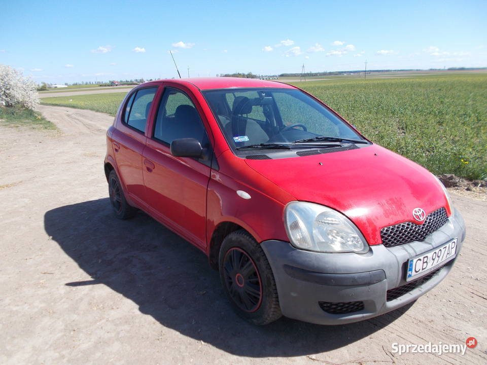 Toyota Yaris 10 B 2003 r kujawsko-pomorskie Żnin