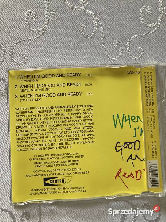 Płyta CD Single Sybil When Im Good And Ready 1 płyta