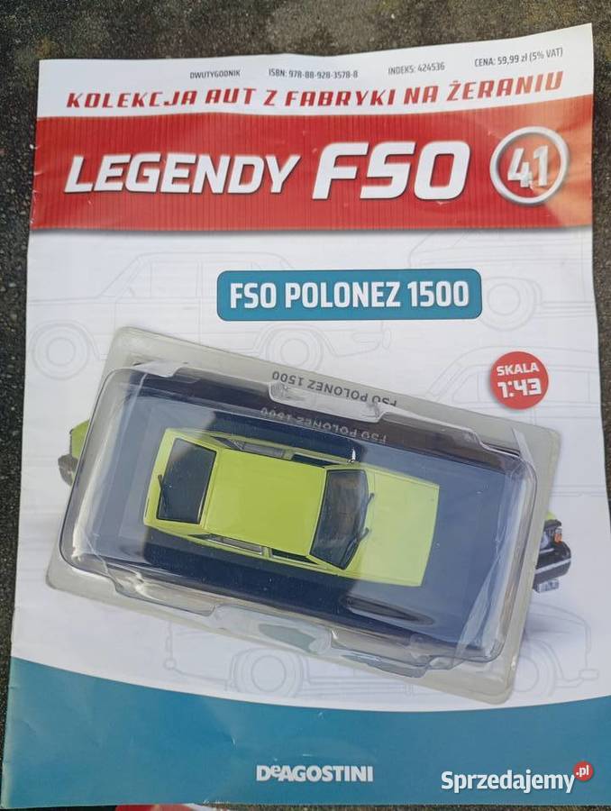 POLONEZ 1500 Legendy FSO Deagostini model 143 Warszawa