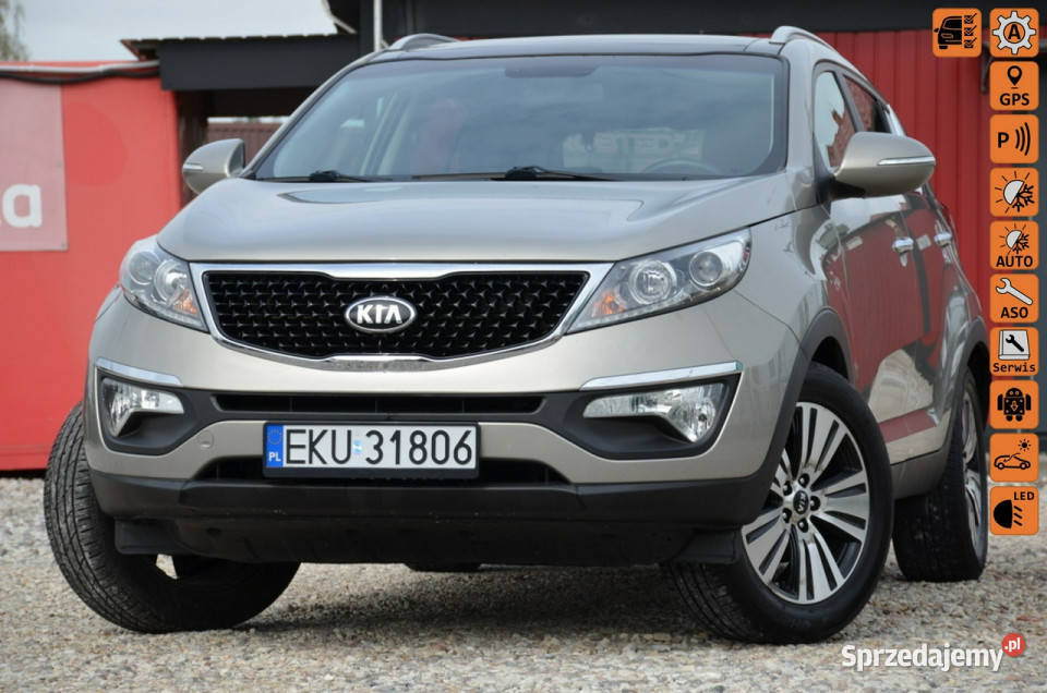 Kia Sportage Zarejestrowana 20GDI Serwis 100ORG gniazdo USB Kutno