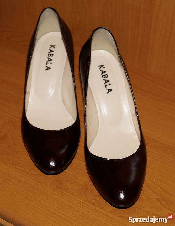 Eleganckie skórzane czółenka KABAŁA r 375