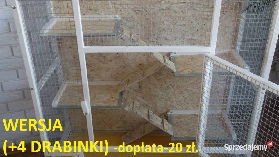 Klatka drewniana gryzoni koszatniczki szynszyli Myszków