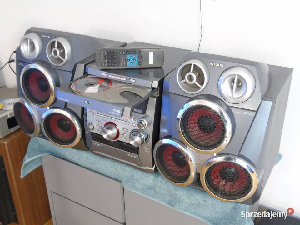 Wieża Aiwa pil kolumny RDS AUX CD DOSTAWA