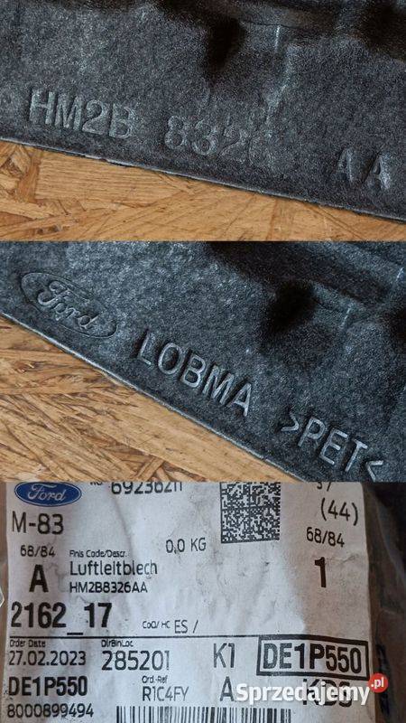 FORD FUSION 13 DEFLEKTOR POWIETRZA HM2Z8327A Pleszew