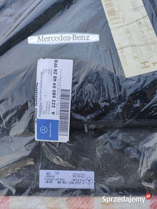Oryginalne dywaniki Mercedes W222 krótka wielkopolskie