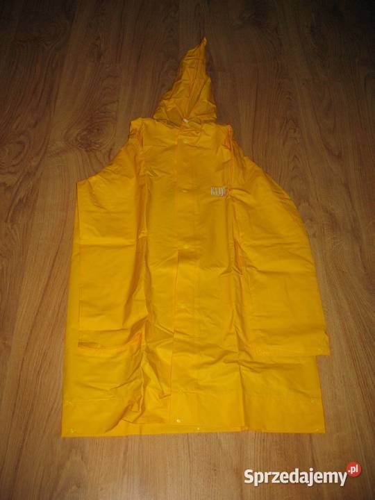 Płaszcz przeciwdeszczowy z kapturem Chorzów sprzedam