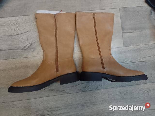41 ASOS Design Brązowe kozaki z Londynu na brązowy/beżowy