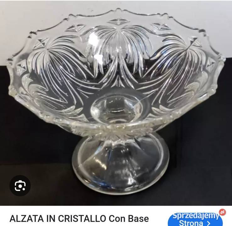 ALZATAVINTAGE ŚRODEK STOŁU DUŻA WŁOSKA PATERA Pabianice