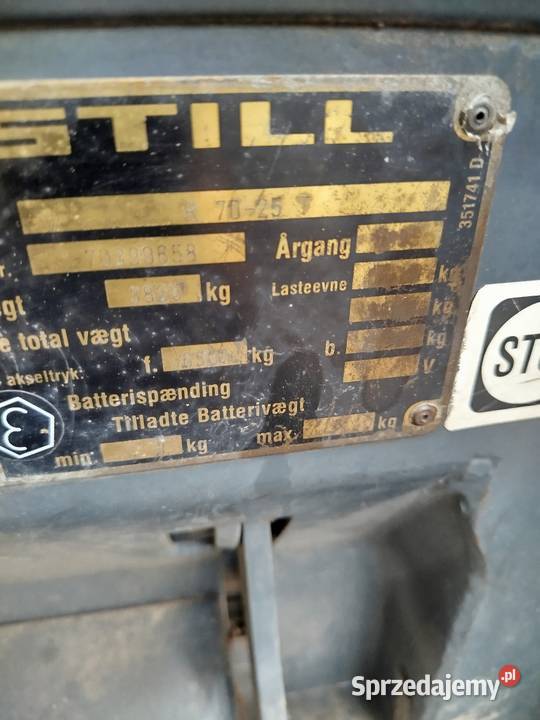 Wózek widłowy Still R 70 25 lpg Łódź