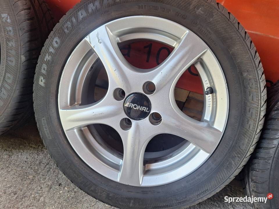 Alufelgi 4x100 14 ET38 Nissan Opel Kia Renault kujawsko-pomorskie Choceń sprzedam