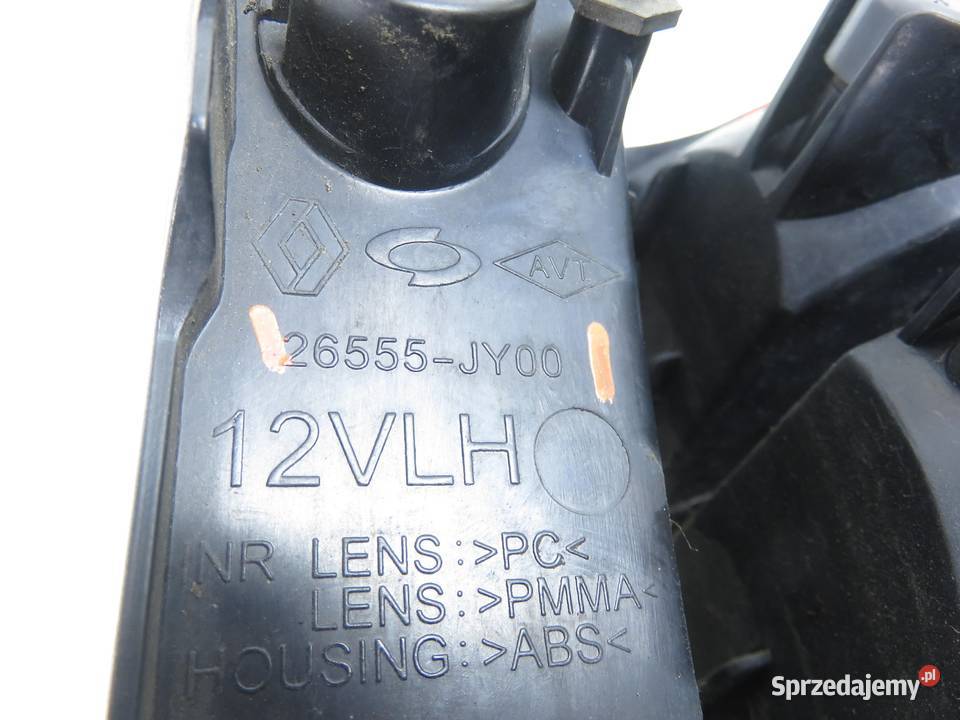 LAMPA LEWA TYLNA RENAULT KOLEOS I 26555JY00