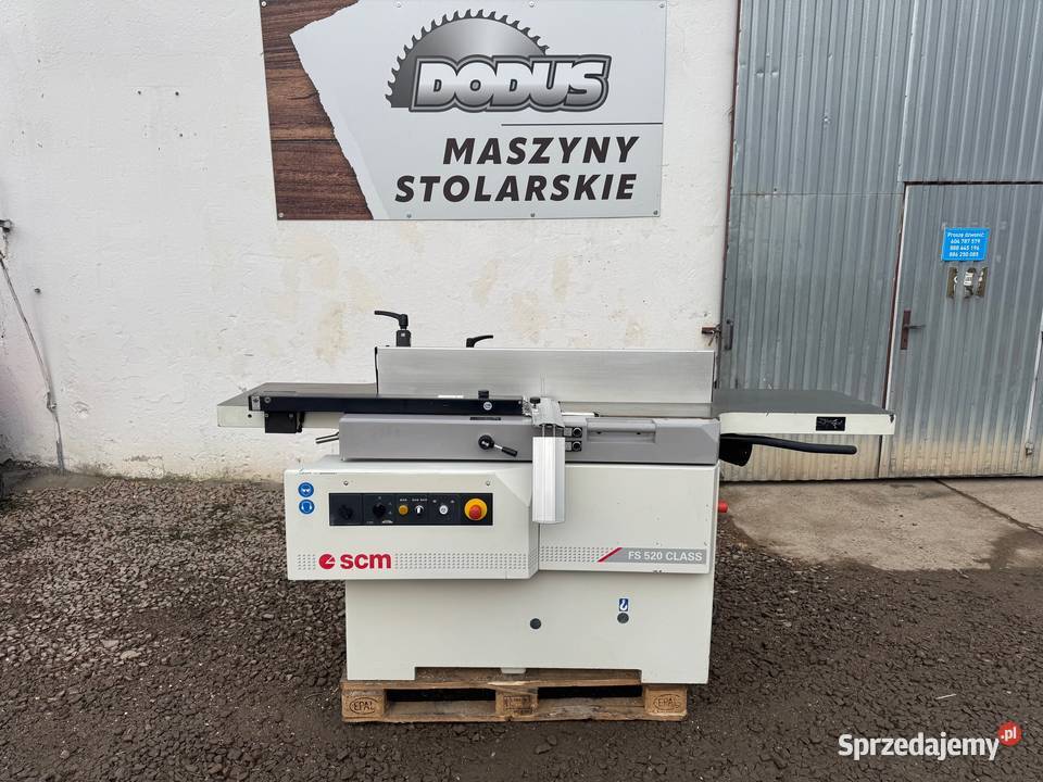Strugarka Wyrówniarko grubościówka SCM FS 520 małopolskie Kalwaria Zebrzydowska