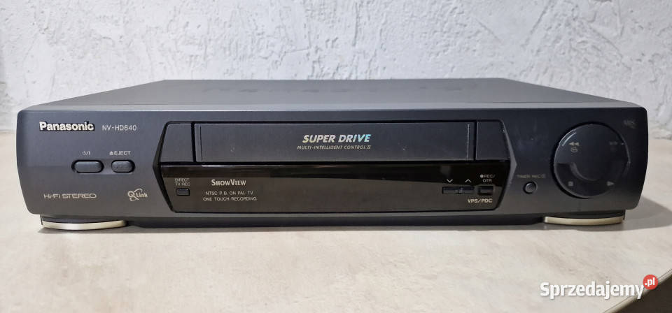 Video magnetowid Panasonic NVHD640 VHS NV HD 640 Międzychód sprzedam