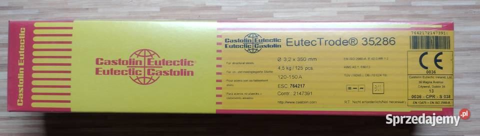Elektrody Castolin EutecTrode 32x350mm 45 Zawierzbie