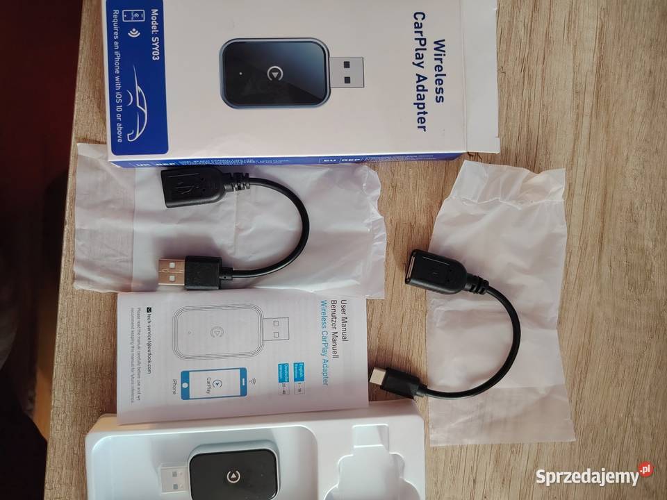 nowy adapter wireless CarPlay adapter do lubuskie Kostrzyn nad Odrą