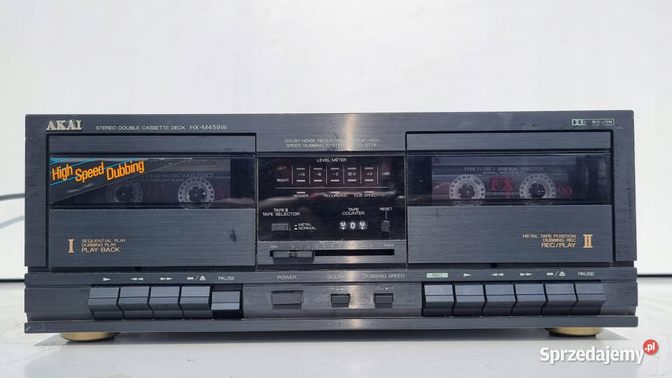 Magnetofon catette deck Akai HX M459W Międzychód