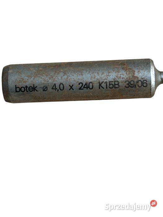 Wiertło lufowe Botek 40 x 240 mm chłodzone K15B Tuliszków