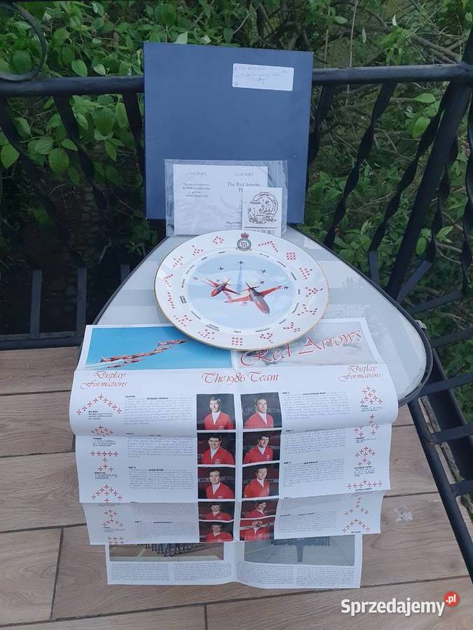 Coalport talerz RAF Myszków