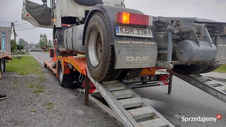 Naczepa niskopodwoziowa jednoosiowa Brzesko sprzedam