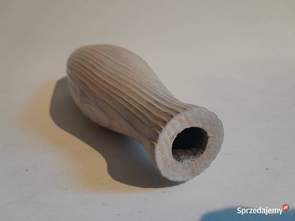 Stary drewniany wazon wazonik lite drewno Rękodzieło śląskie Dąbrowa Górnicza sprzedam