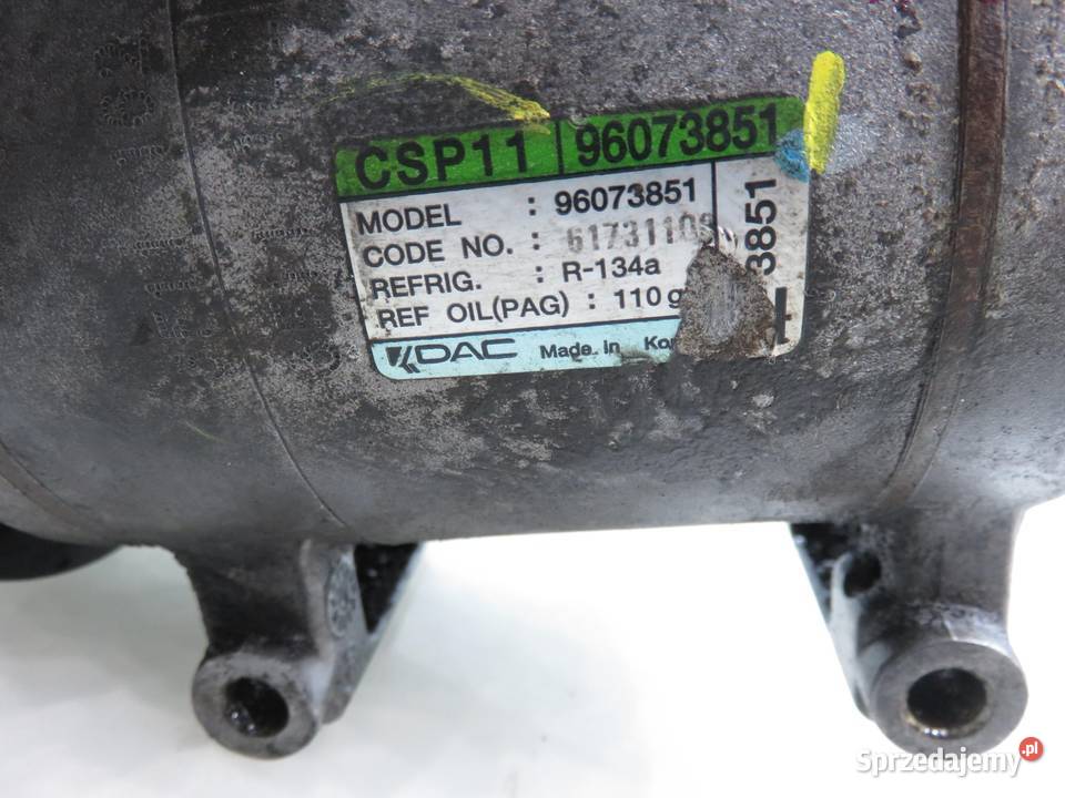 KOMPRESOR KLIMATYZACJI CHEVROLET SPARK M300 10
