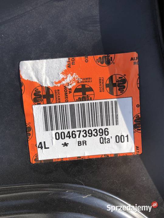 POSZYCIE TYŁ BŁOTNIK PRAWY TYŁ 46739396 ALFA Kozy