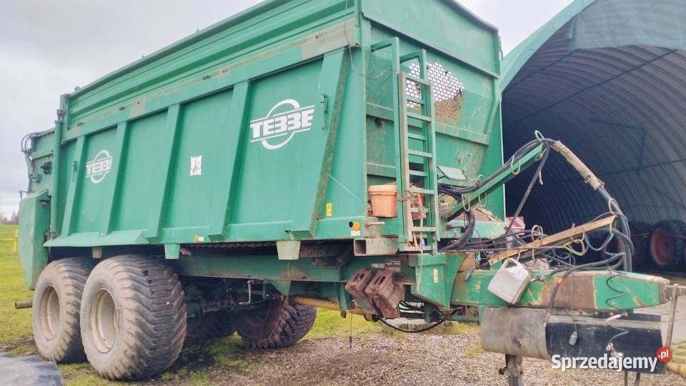 Rozrzutnik obornika Tebbe HS180 przyczepa Wąwelno sprzedam