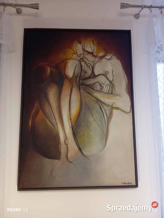 OBRAZ Akt olej ANDRZEJ GORDON Warszawa