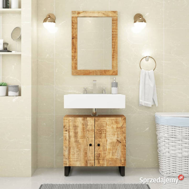 Szafka umywalkowa 62x33x58 mango i materiał mazowieckie sprzedam