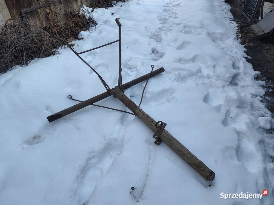 Rama zabytkowy płużek konny pług bronka radło Przeworsk